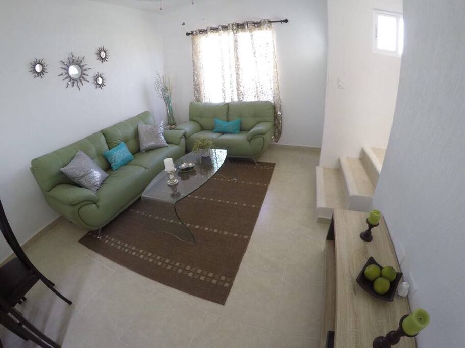 the living room .