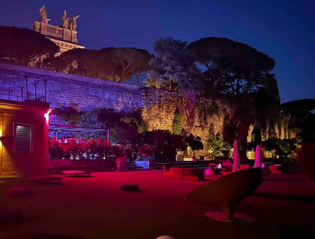 Villa nel centro di Roma con piscina e spa privata