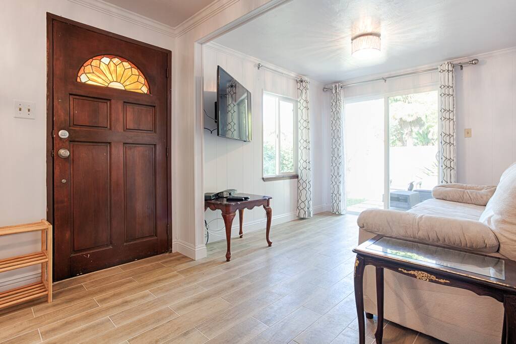 Living Area/ Patio Entrance