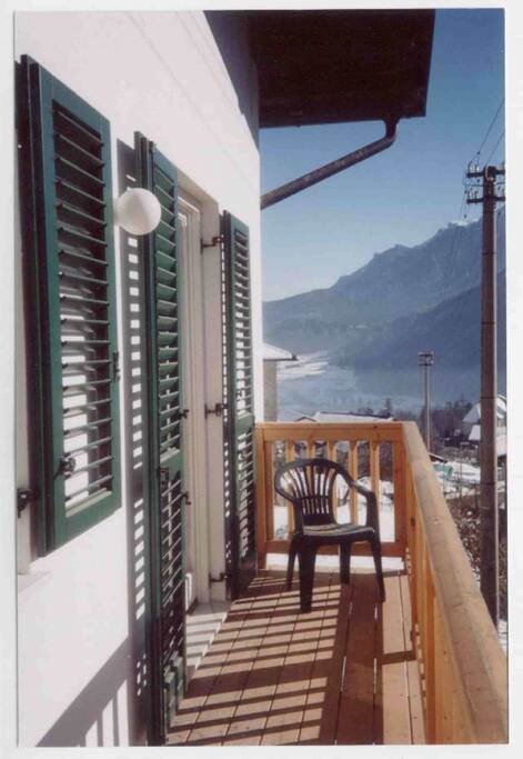 Balkon vor dem Wohnzimmer
