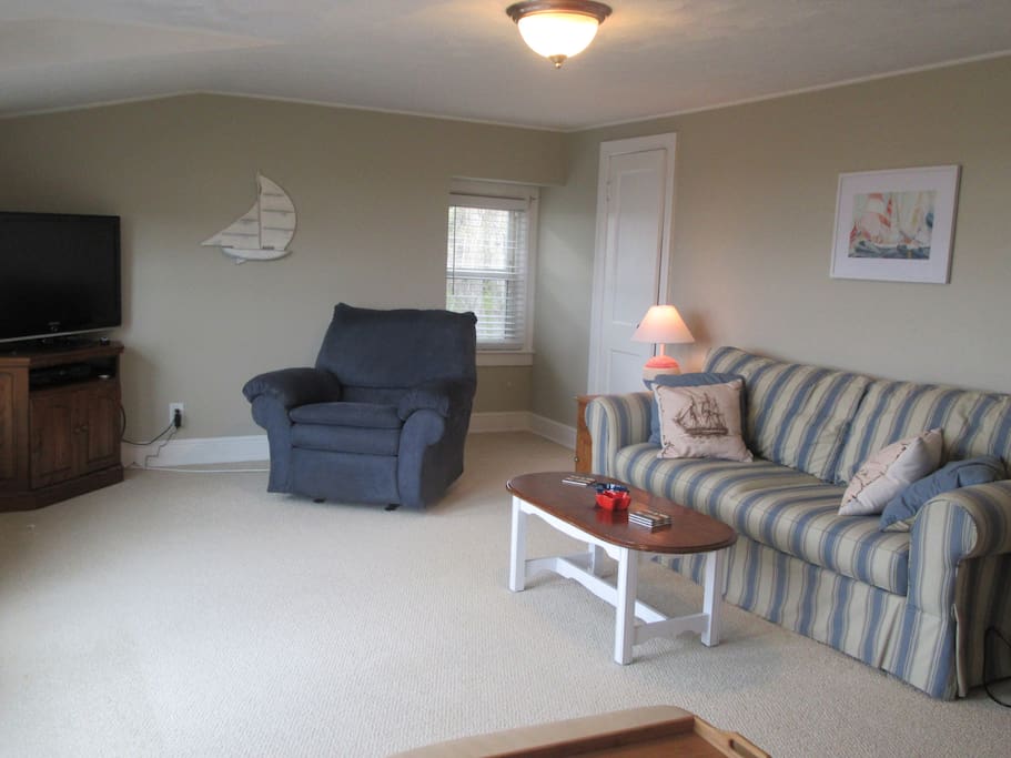 Living Room has sofa,loveseat and recliner.
