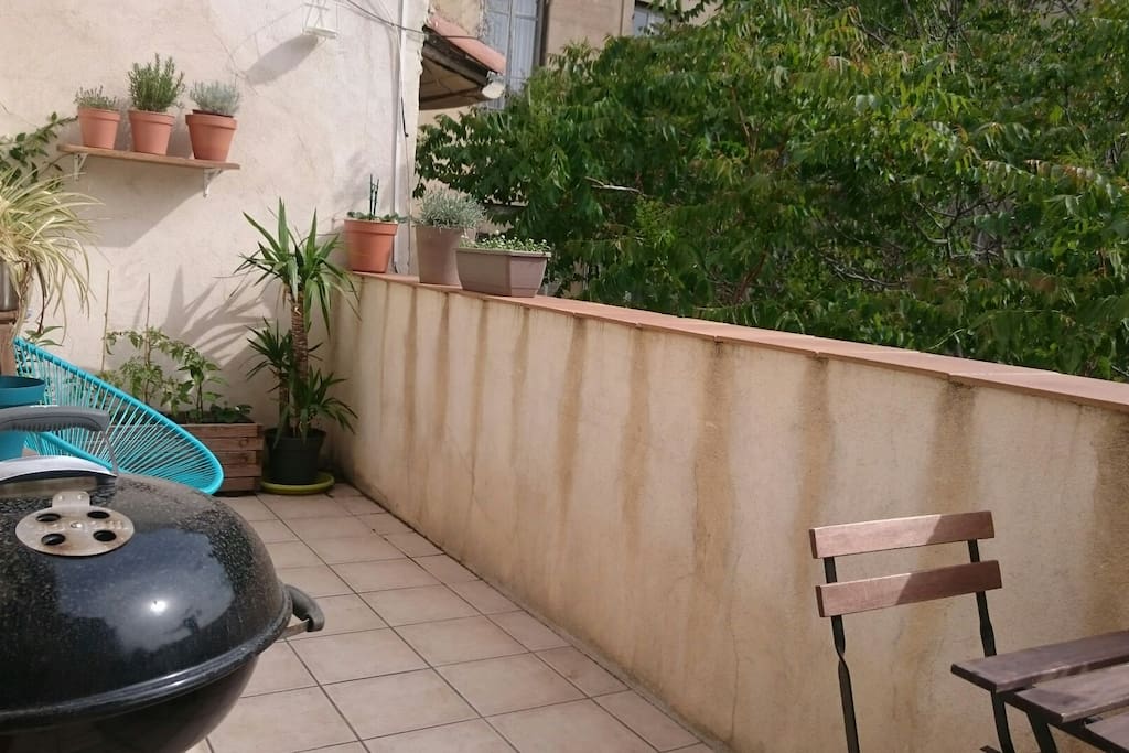 Terrasse plein soleil