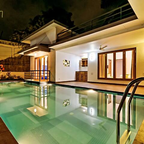 Amazing 3BHK Pvt pool 200mtrs to Beach