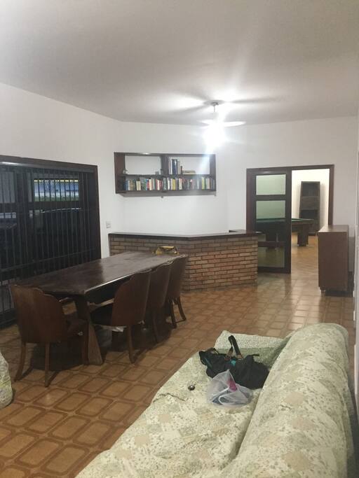 Sala de estar e jantar