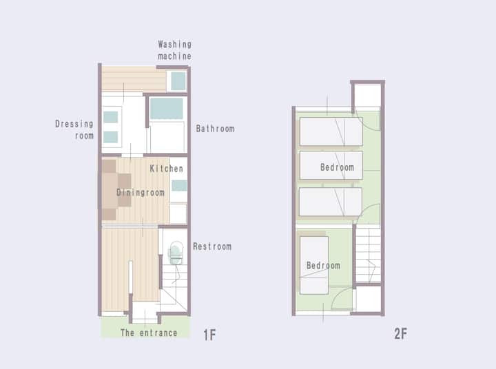 Modern Style Guest House Yaeya Izumidonocho - Kioto