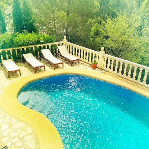 4BR Villa w private pool near beach Oliva Valencia