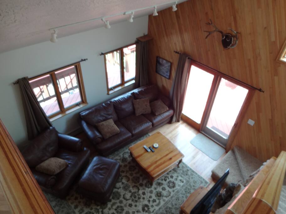 great room with flat screen DirecTV