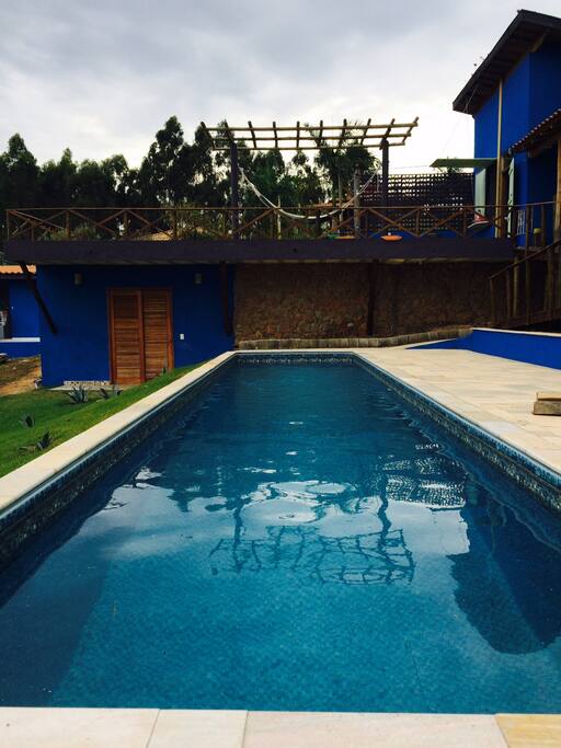 view from the pool