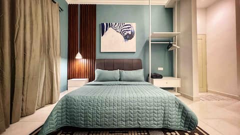 Private studio near beach in a local village