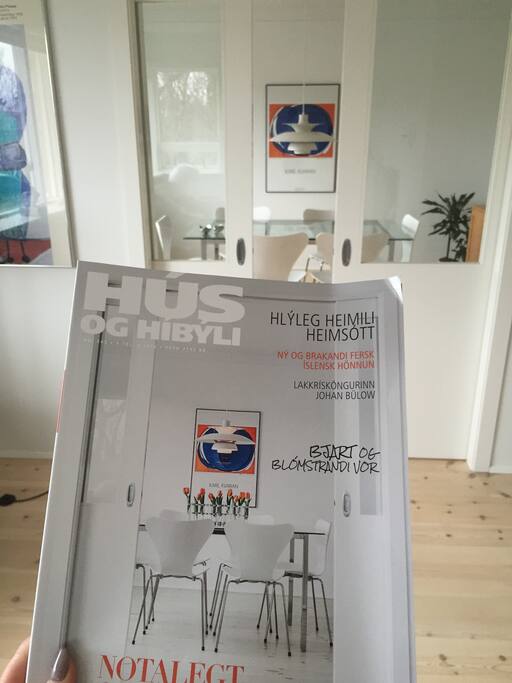 The apartment was featured in an Icelandic interior magazine.