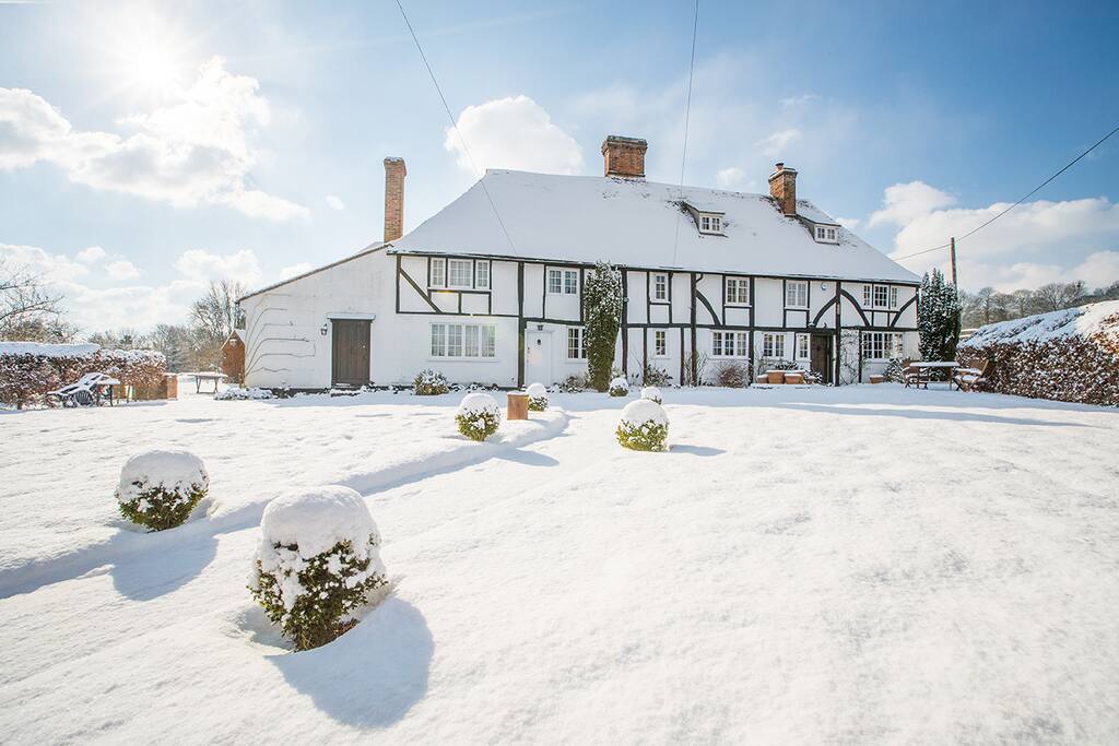 Beautiful in the summer, cosy in winter time.