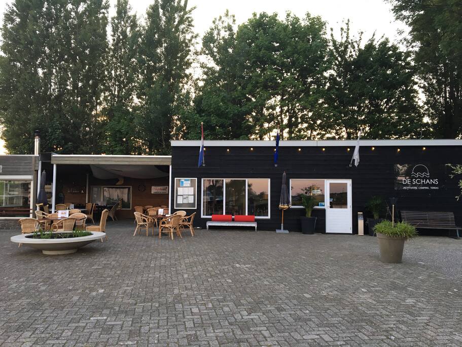 Enjoy a drink and snack at our bar and Terras:)
