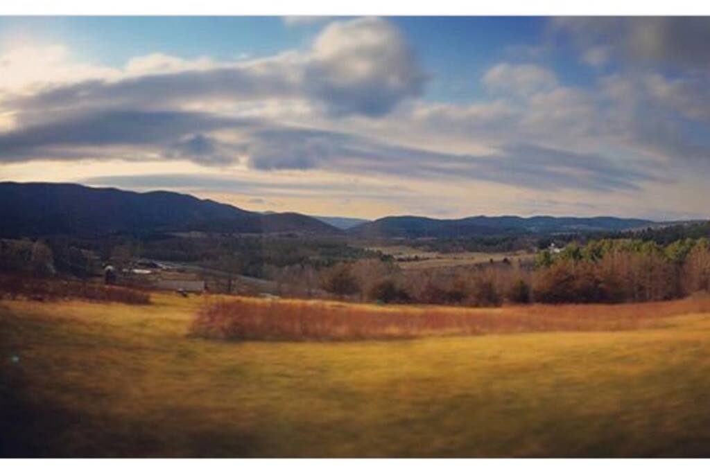View from the top of the hill. A short walk up the trail to this magical spot!