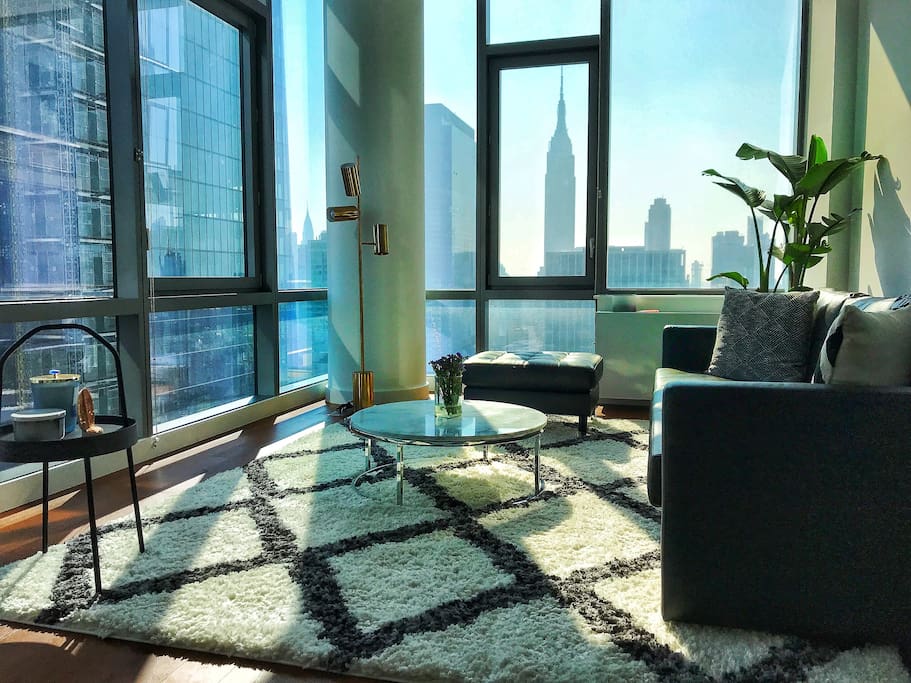 Empire State is direct of your living room