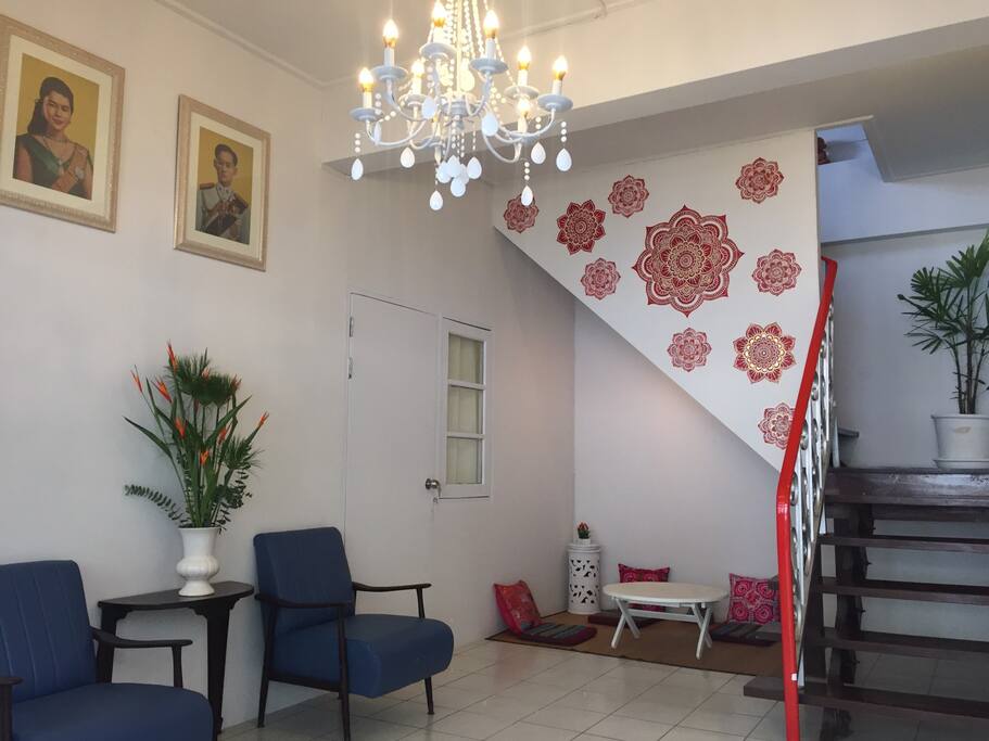 living corner on ground floor