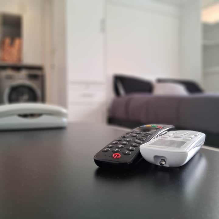 Smart studio apartment in Recoleta with pool access on high floor