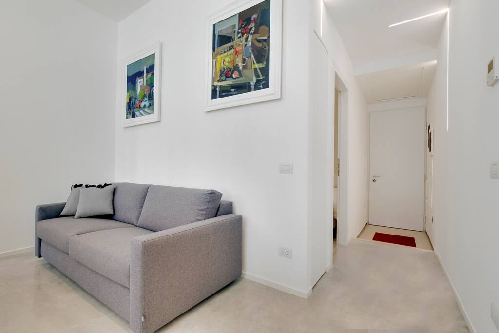 Living room and entrance
