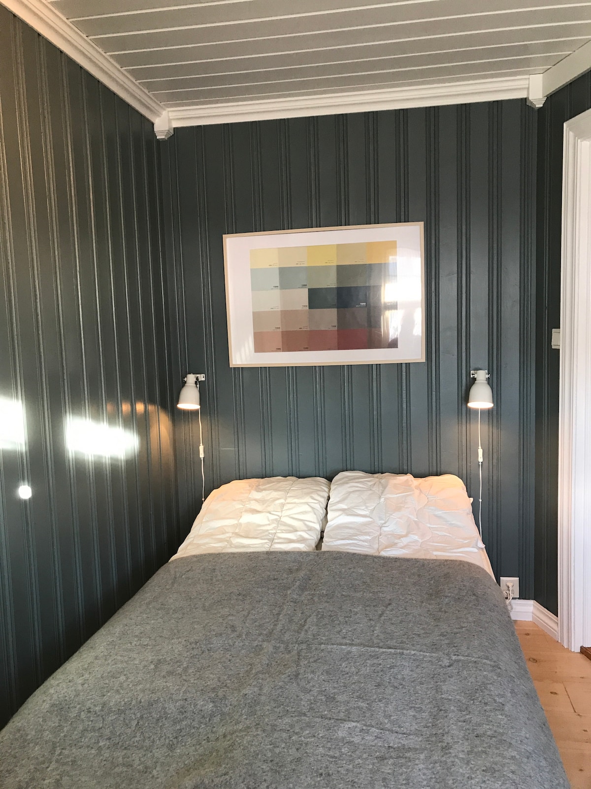 Bed 120 cm, bedroom no. 3, also has an extra mattress under the bed as one can stay 12 people in the house. 