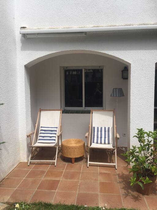 zona de relax a la terrassa privada