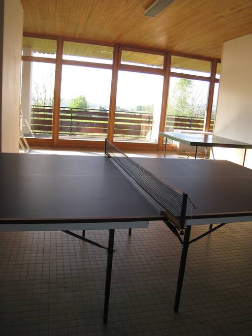 Salle de tennis de table