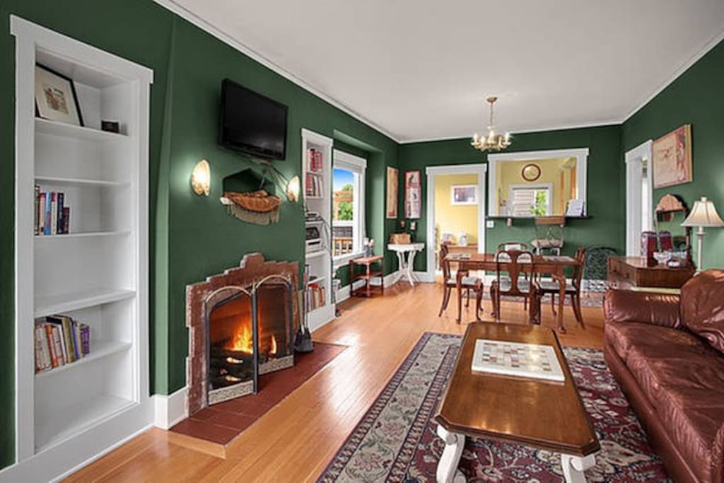 Living Room & 1st Dining Area As Viewed From Main Level Entry