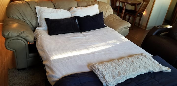 家庭房配有全尺寸沙发床。