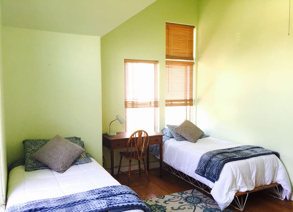 Beach is only 3 blocks away!
Large windows open to let in lots of natural light throughout the day.