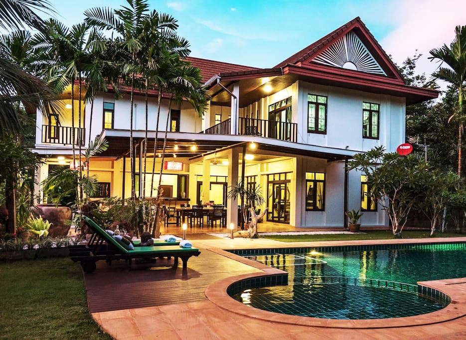 Krabi Family Pool Villa (Sleeps12, Private Luxury) Houses for Rent in