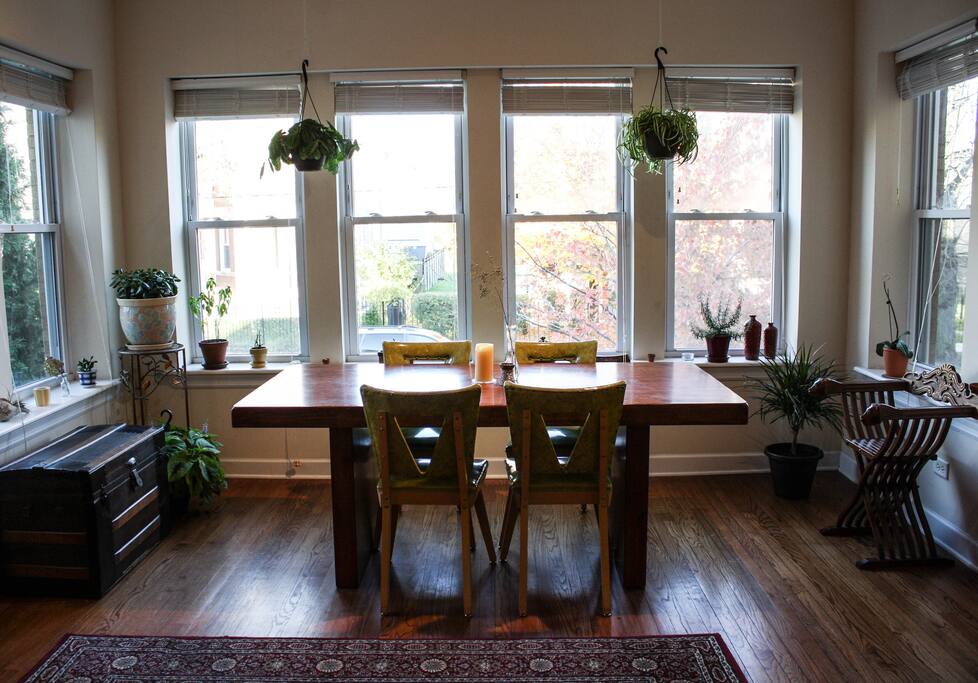 sunny dining room