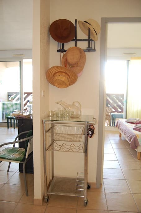 Hang your hat up and you are home!