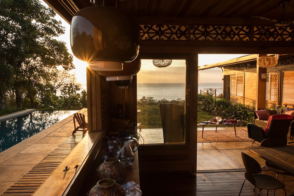 View to the ocean