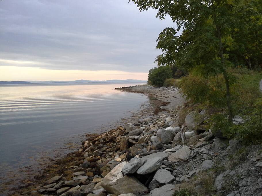Mange fine plasser langs fjorden