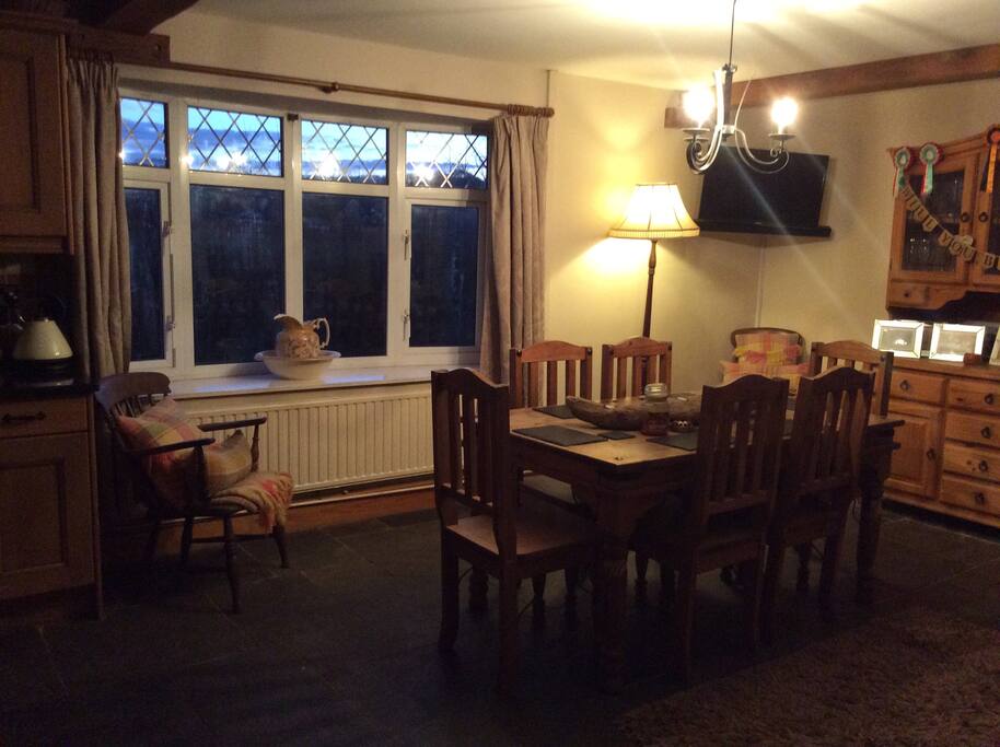 Kitchen and dining