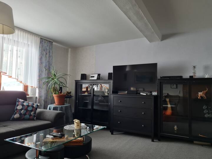 Ruhige Ferienwohnung Mit Balkon Und Terrasse - Hessisch Lichtenau