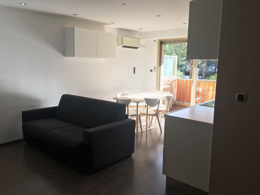 Séjour/cuisine de 20 m2