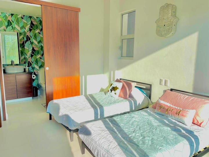 Druhá spálňa Možnosť 1: vybavenie s dvoma samostatnými lôžkami