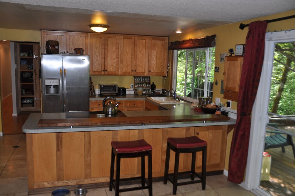 Open TV Room/Kitchen