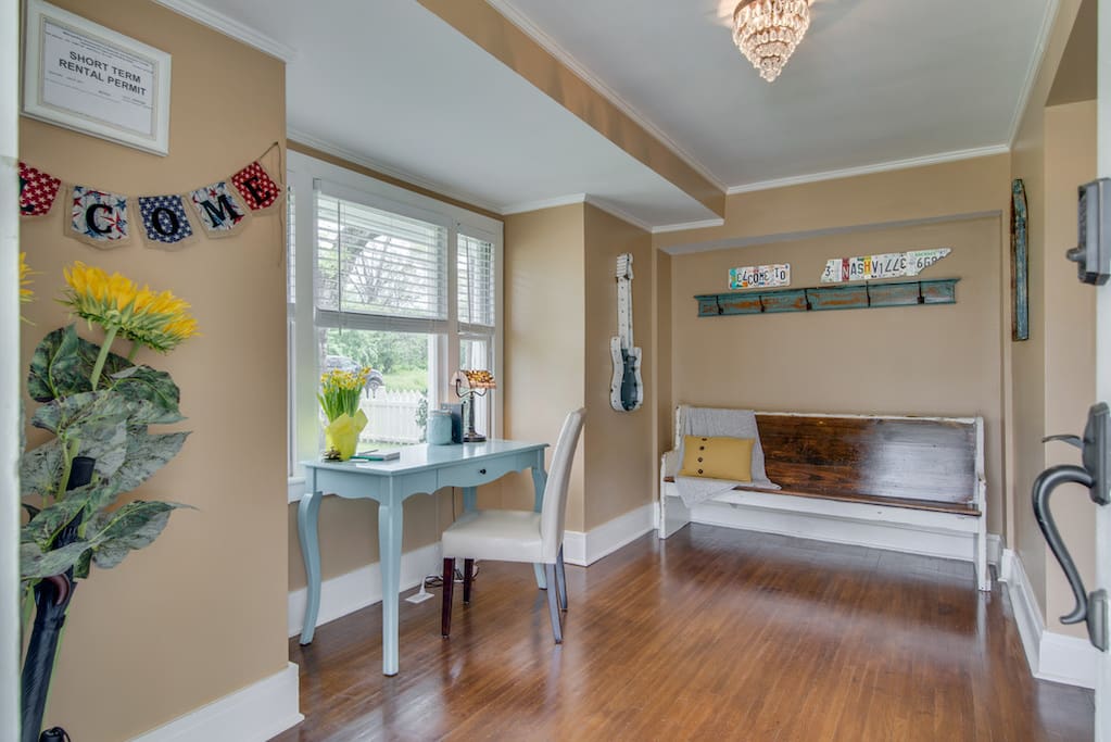 Need to get some work done? This sunny desk is the perfect spot!