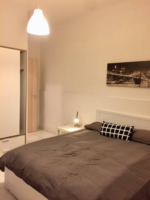 KING bedroom with private bathroom directly from the room