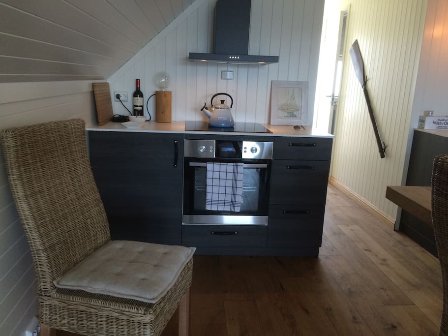 Kitchen with dishwasher.