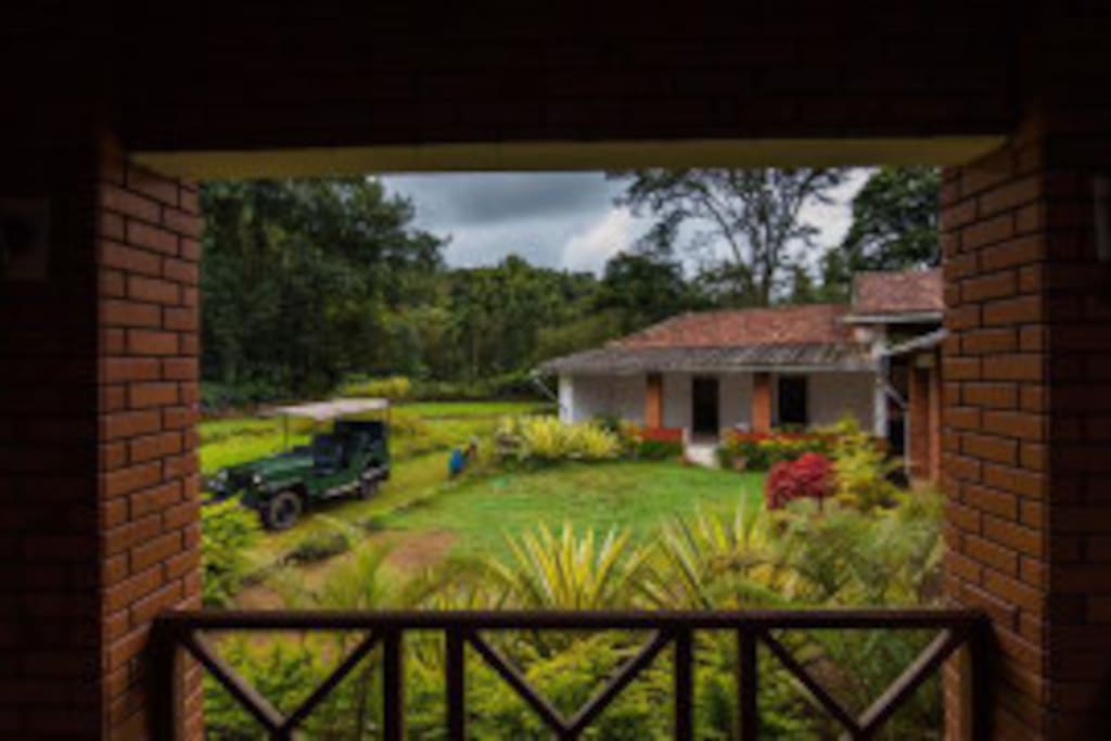 The views of the brick-house and gardens are no less than picture perfect!