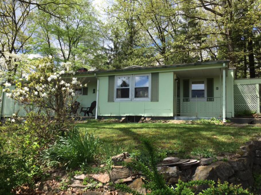 May 2017, Front of bungalow
