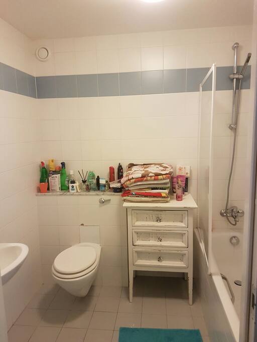 Private bathroom with key. I have separate bathroom in my room.