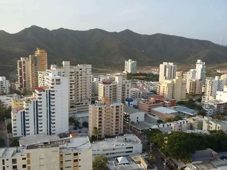 Vista desde la azotea condominio santa maria del mar.