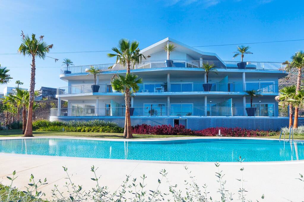 Modern design. House newly built in Summer of 2016