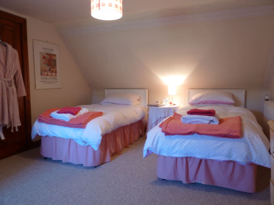 The twin bedroom