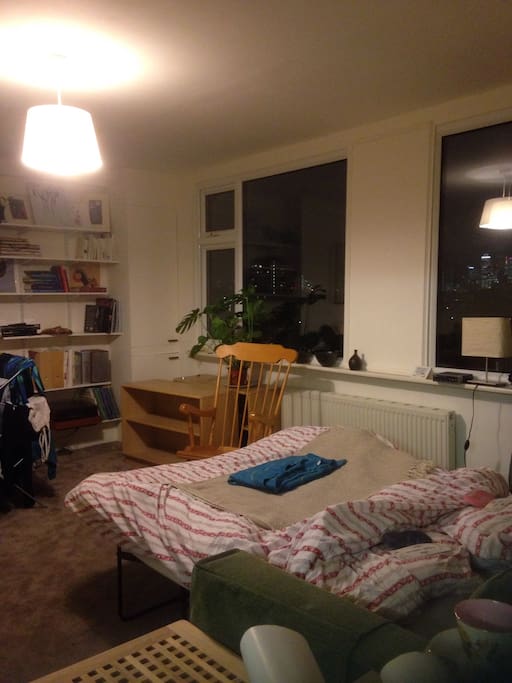 The space for your bags/clothes