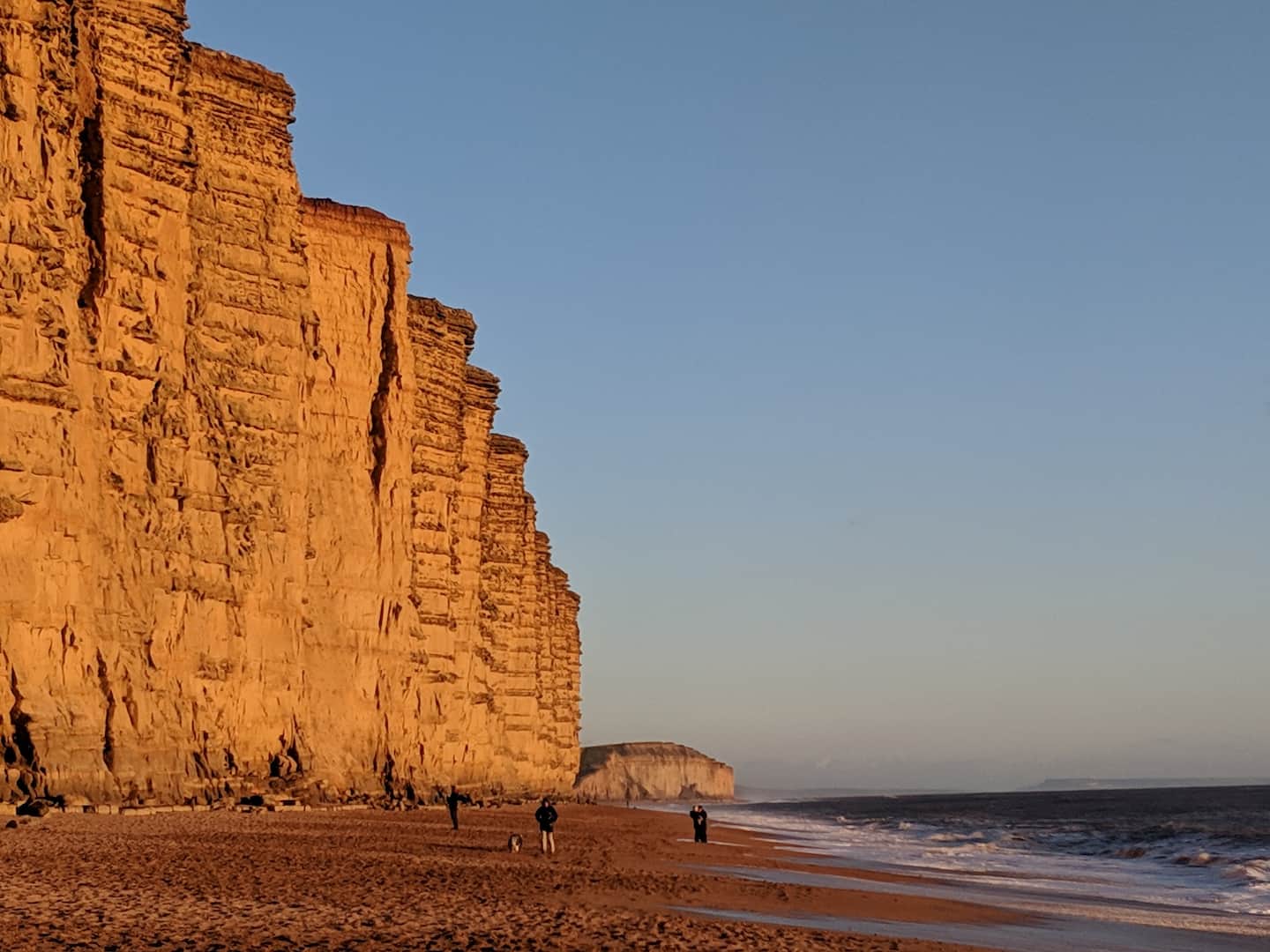 View of the Jurassic Coast near Coaxdon Farm