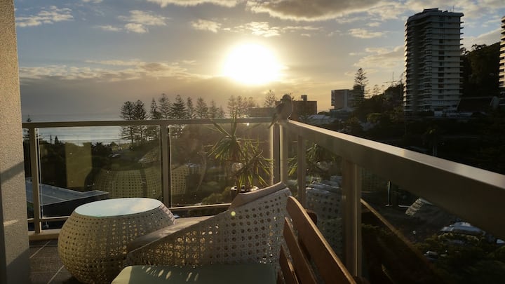 Ocean views at Burleigh Heads