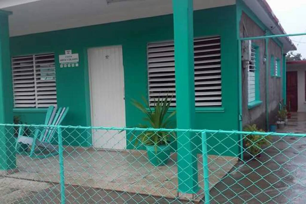 Frente de la casa